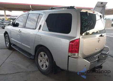 2006 Nissan Armada Le из США, поврежденный, VIN 5N1AA08A66N706539